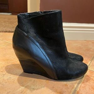Vince Camuto black booties